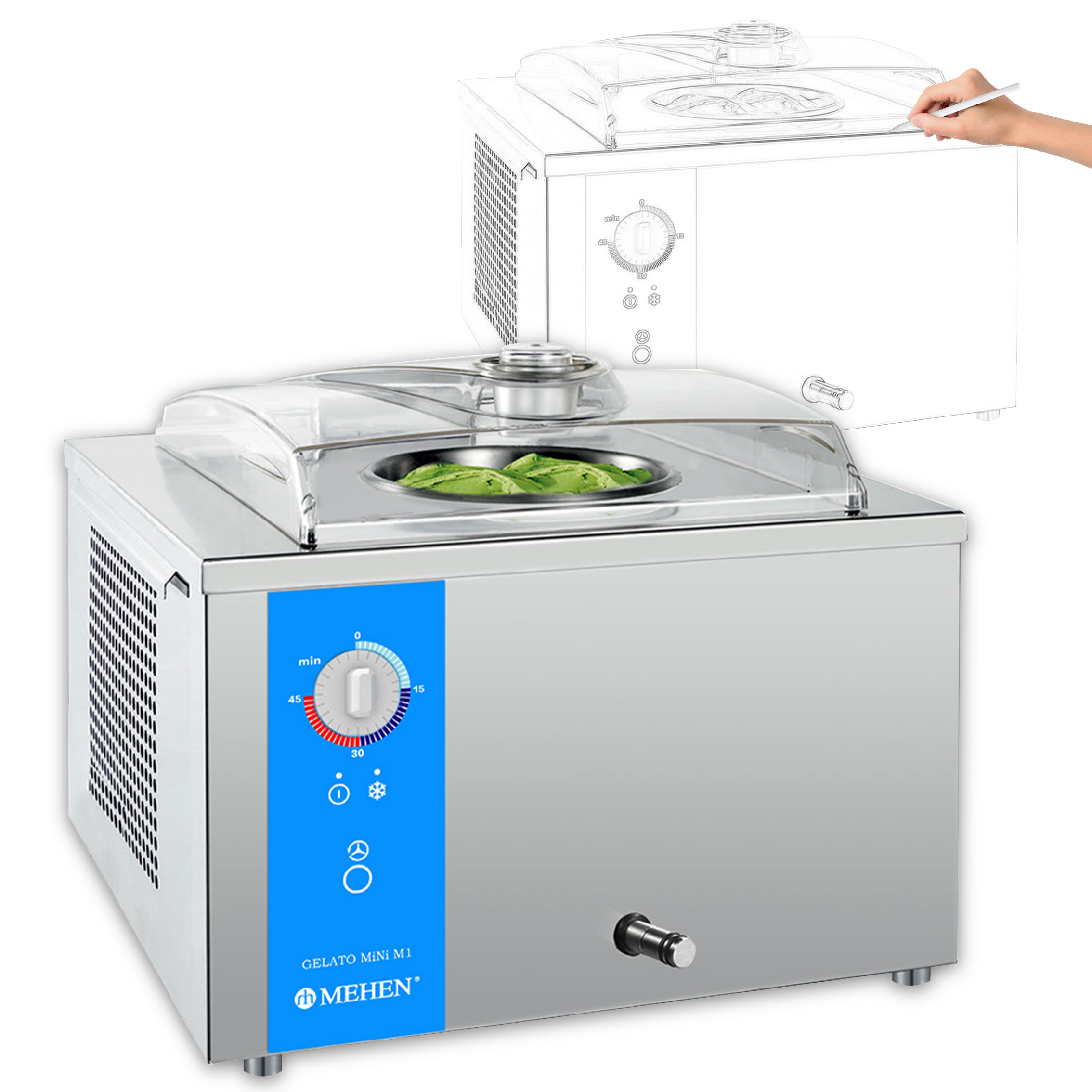 M1 gelato machine